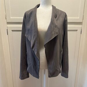 Shein Gray Blazer, soft material